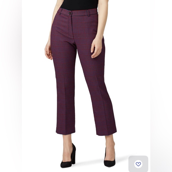 Marina Rinaldi Pants - Marina Rinaldi Ragione Plaid Cropped Trousers NWT-18